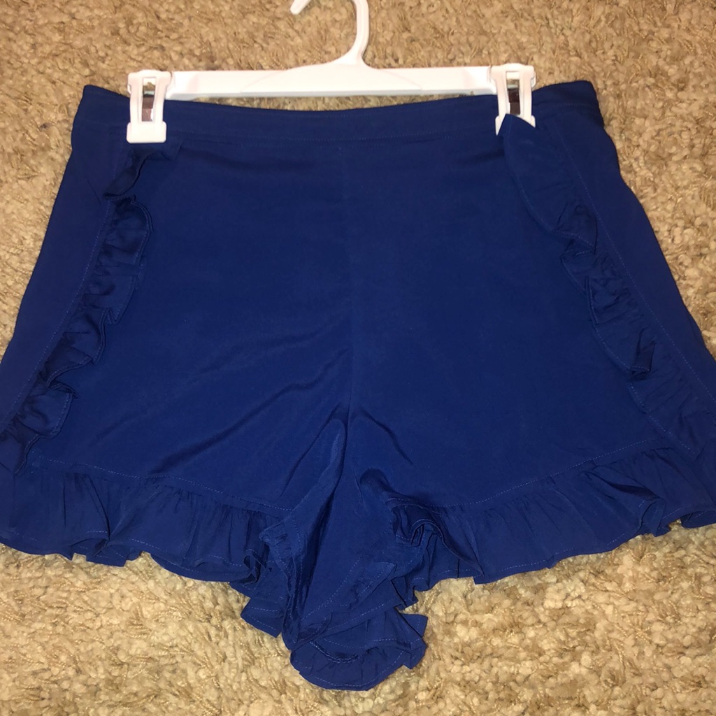 Abound Blue Flowy Shorts